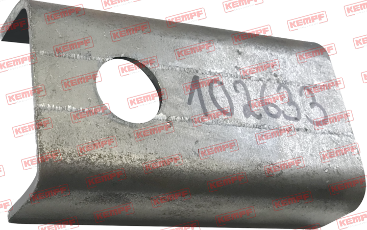 102633 Kempf Planbalkenhalter f. feststehendes Rohr, f. 50er + 60er Planenrohr